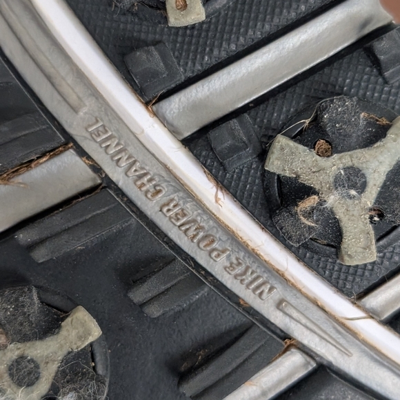 Nike Retro 2008 Power Channel TAC Golf Men's White and Black Size 10 Wide - Picture 7 of 10